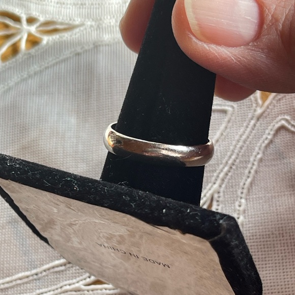 Vintage turquoise & sterling silver ring matrix custom design size 9.5 - Picture 3 of 8